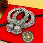 Silver Bells Jhumka Bangles Pair
