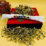 Synthetic Stone Mix Color Rings 12 Pieces