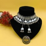 White Mirror Choker Set