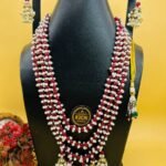 Real Indian Pearl Three Layers Mala Set