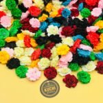 Artificial Fabric Flowers DIY Crafts Decoration Wedding Accessories 50 Pcs