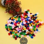 Artificial Fabric Flowers Mini Ribbon Roses for Crafts Sewing DIY Craft Decoration Wedding Festival Accessories 50 Pcs