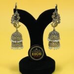 Antique Casting Double Jumki Earrings