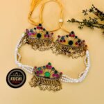 Crown Princess White Pearl Choker Set