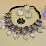 Multi Color Three Layer Choker Set