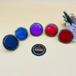 Round Stone Solid Color Ring