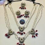 Double Mala Chand Tara Necklace Set