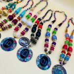 Wholesale Stone Pendant Colorful Necklace