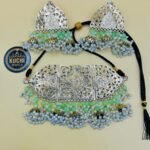 Parrot Pearl Golden Choker Set