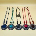 Multi Color Pendant Stone Necklace