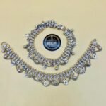 German Silver Anklet Pair