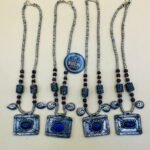 Lapiz Stone Vintage Necklace