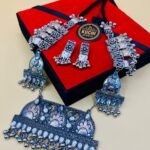 Unique Style Oxidized Necklace Set