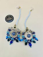 Golden Multi Pearls Earrings With Sahar - Image 2