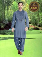 Pashton Tarditional Trending Embroidery Stitched Dress - Image 3