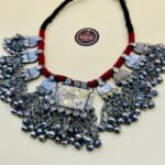 Multi Vintage Pendants Red Beads Kuchi Necklace