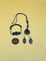 Lapiz Stone Necklace Set - Image 3