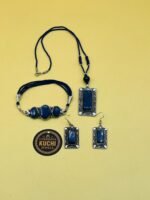 Lapiz Stone Necklace Set
