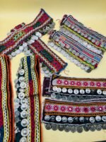 Afghani Vintage Dress Cuff Pair Variable, Traditional, Handmade - Image 2