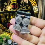 Small Jumki Oxidized Earrings