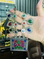 Afghani Multi Pendant Double Coins Necklace (One Piece) - Image 2