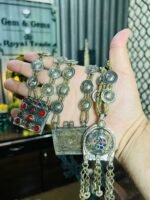 Afghani Pednant With Turkman Button Made Necklace (One Piece) - Image 2