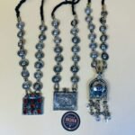 Afghani Pednant With Turkman Button Made Necklace (One Piece)