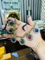 Multicolor Crystal Vintage Coins Choker (One Piece) - Image 2