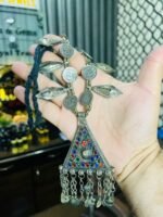 Turkman Piece And Vintage Coin Multi Pendant Necklace (One Piece) - Image 2