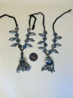 Turkman Piece And Vintage Coin Multi Pendant Necklace (One Piece)