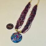 Multi Stone And Pendant Necklace