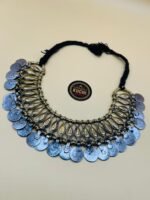 Golden Metal And Old Coins Necklace - Image 2