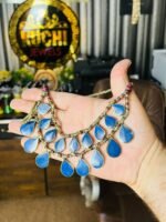 Two Line Stone Signature Afghani Necklace - Image 3