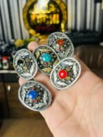 Turkman Stylish Ring Multi Stone (Adjustable) - Image 2