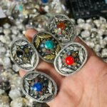 Turkman Stylish Ring Multi Stone (Adjustable)