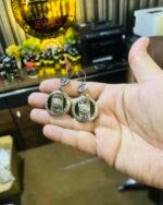 Turkman Trendy Round Stylish Earrings