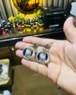 Turkman Trendy Round Stylish Earrings - Image 3