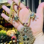 Turkish Pendant Necklace With Turquoise Beads