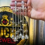 Long Chain With Small Jumki Earrings