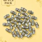 Small Capsule Design Metal Pendant (48 Pieces Pack)