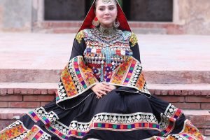 Ethnic Afghani dress for ladies with Afghanistan embroidery
